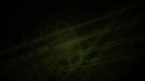 Abstract Green Neon Geometric Patterns with Glowing Lines for Digital Backg.. Stock-Footage 343688208