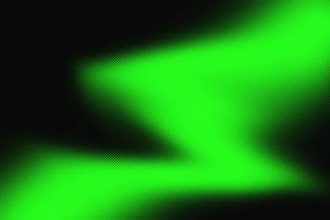 Abstract green neon light dynamic halftone gradient background Stockillustratie