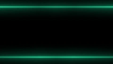 Abstract Green Neon Light Frame Background Stock Footage 284398910