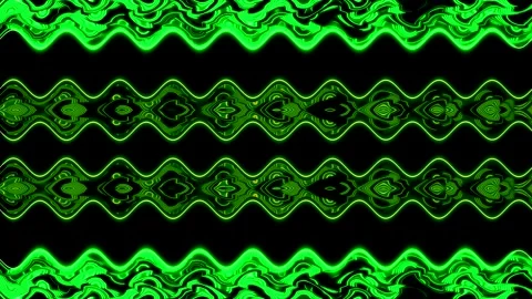Abstract Green Neon Light Pattern Stock Footage 284401809