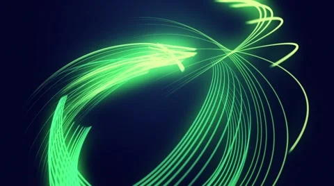 Abstract green neon lines background Stock Footage 41203922