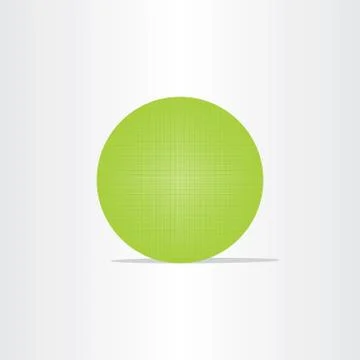 Abstract green net globe circle Stock Illustration