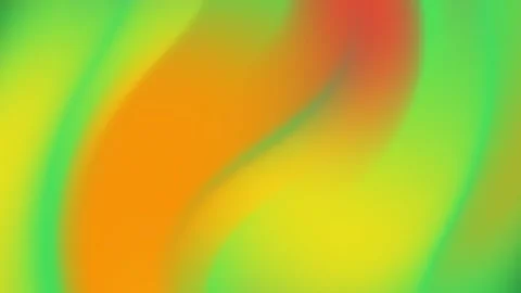 Abstract Green Orange Yellow Gradient Swirl Video Stock Footage 308625064