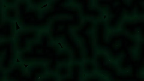 Abstract Green Organic Pattern in Dark Space with Copy Space for Text Stock Footage 340943810