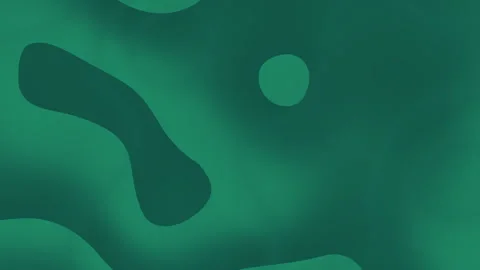 Abstract Green Organic Shapes in Digital Background Stock-Footage 336325995