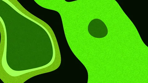 Abstract Green Organic Shapes with Texture Overlay Motion Background Video stock 339700975