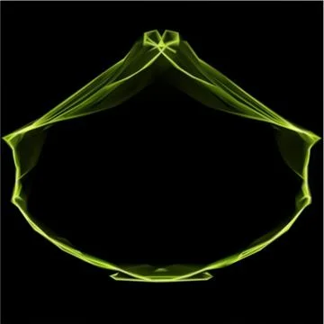 Abstract green ornament. Vector Stock Illustration