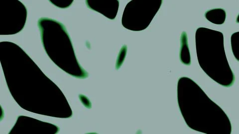 Abstract green outlines float against a muted gray backdrop Stock Illustration