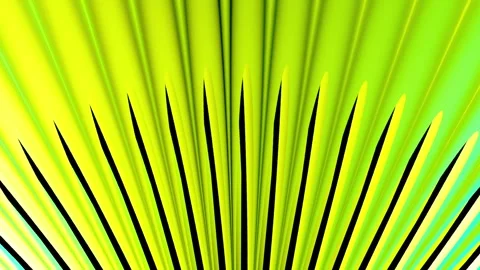 Abstract green palm leaf pattern with a radial gradient, suitable for anima.. Video stock 259808720