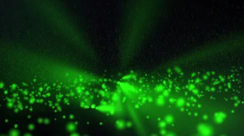 Abstract green particles background. Stock Footage 48363886
