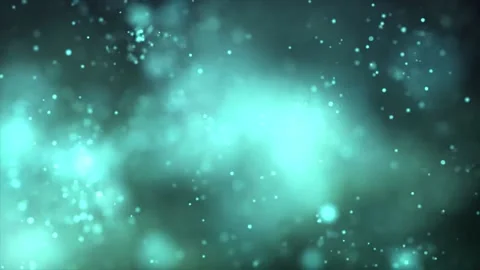 Abstract Green Particles Background Loop Stock Footage 202050651