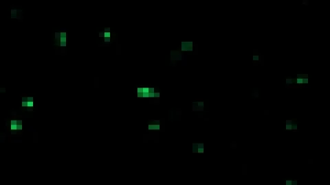 Abstract green particles floating against a dark background with subtle mot.. Stock Footage 340939635