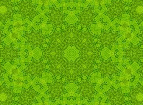 Abstract green pattern Background with abstract pattern from green leaf Co... Stock Photos