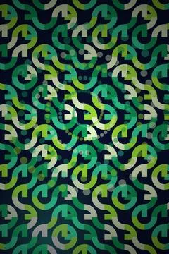 Abstract Green Pattern Geometric Design 스톡 일러스트
