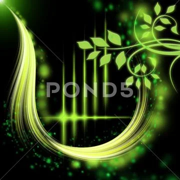 Abstract green pattern Stock Illustration