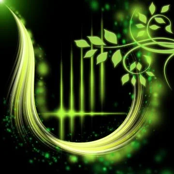 Abstract green pattern Stock Illustration