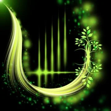 Abstract green pattern Stock Illustration