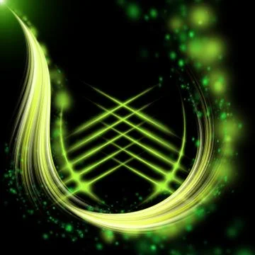 Abstract green pattern Stock Illustration