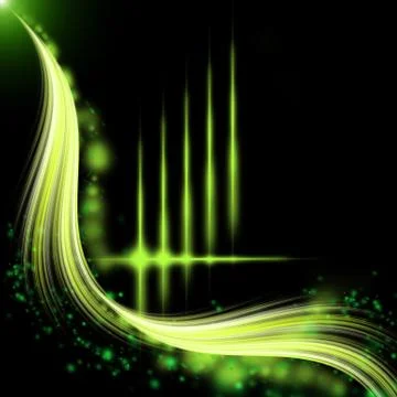 Abstract green pattern Illustrazione stock