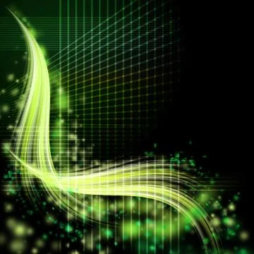 Abstract green pattern Stock Illustration