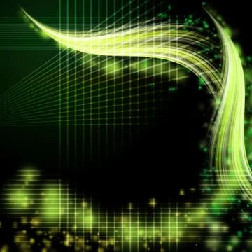 Abstract green pattern Stock Illustration