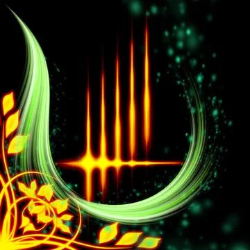 Abstract green pattern 스톡 일러스트