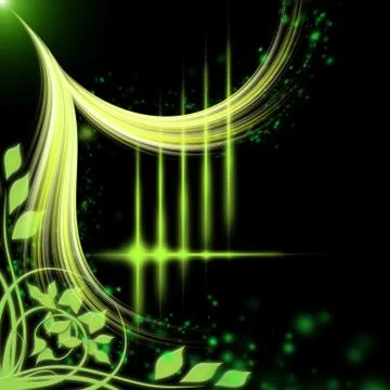 Abstract green pattern Stock Illustration