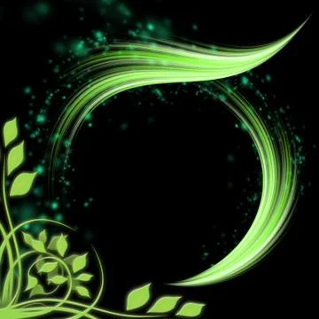 Abstract green pattern Stock Illustration