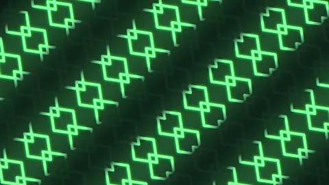 Abstract green pattern intricate design of lines and shapes Vidéo 282371016