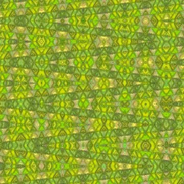 Abstract green pattern with irregular chevrons and water bubbles. Stock Illustration