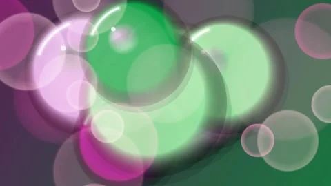 Abstract Green Pink Circles Background Motion. Stock-Footage 330132837