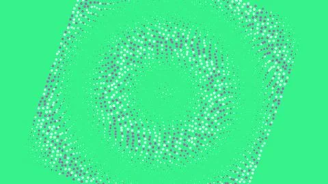 Abstract green pixel circle pattern background Stockillustratie
