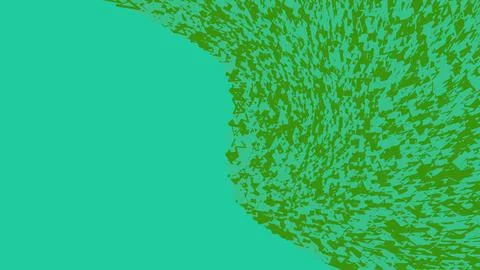 Abstract green pixelated texture with solid color side Stock Illustration