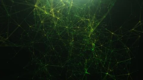 Abstract green plexus background イラスト素材