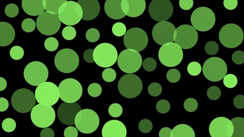 Abstract Green Polka Dots on Black Background for Stylish Decorative Backdrop 스톡 동영상 337637117