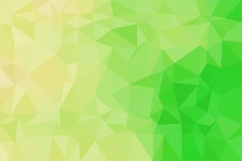 Abstract green polygon background with bright shades Stock Illustration