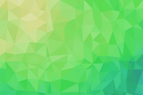 Abstract green polygon background for design and art Stock Illustration