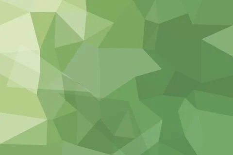 Abstract green polygon background for design and art Stock Illustration