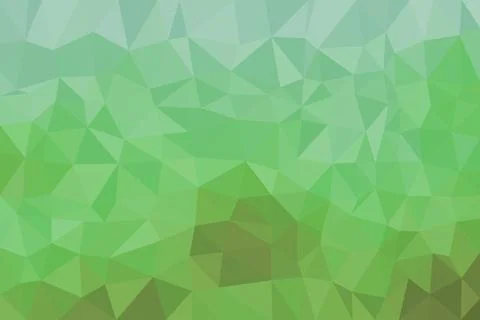 Abstract green polygon background with geometric shapes Stock Illustration
