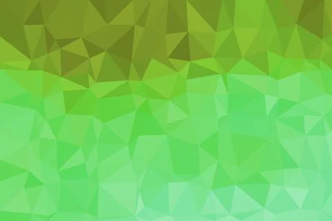 Abstract green polygon background with geometric shapes Stock Illustration