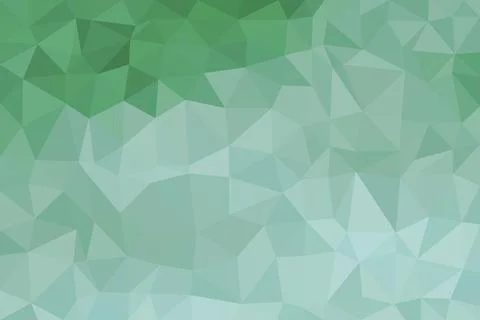 Abstract green polygon pattern background with geometric shapes Stock Illustration