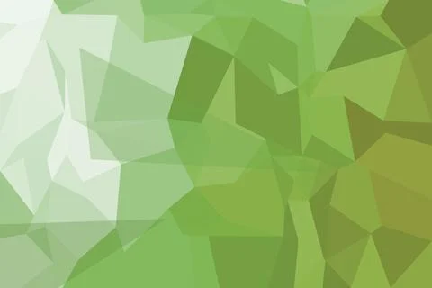 Abstract green polygon pattern for background or design Stock Photos