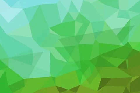 Abstract green polygon pattern with shades of green 스톡 사진