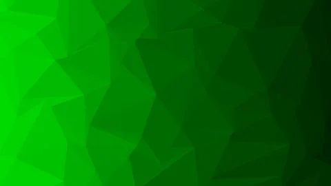 Abstract green polygonal shapes form a low poly gradient across a wide horizo Ilustración de archivo
