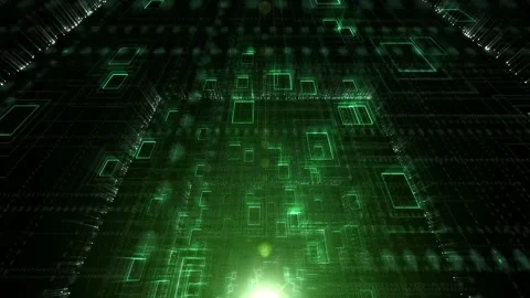 The abstract green rectangles are moving Vidéo 278428741