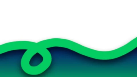 Abstract Green Ribbon Wave Frame Animation Background for Marathon and Spor.. Stock Footage 344596200