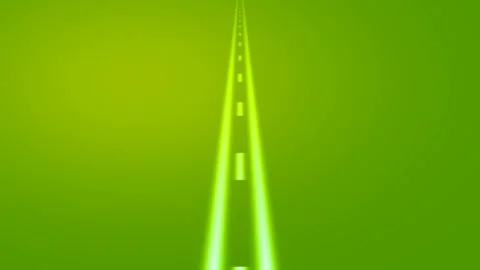 Abstract green road perspective leading into the distance, modern tunnel co.. Stock Footage 337498535