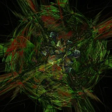 Abstract green rusty chaotic background Stock Illustration