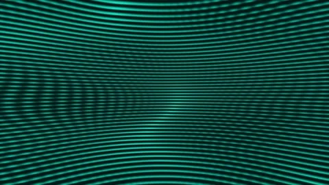 Abstract Green Scanline Pattern Creating a Curved Screen lines cyan 스톡 동영상 262591503