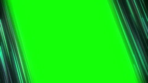 Abstract green screen background with diagonal light streaks and motion blur Stock Footage 345807675
